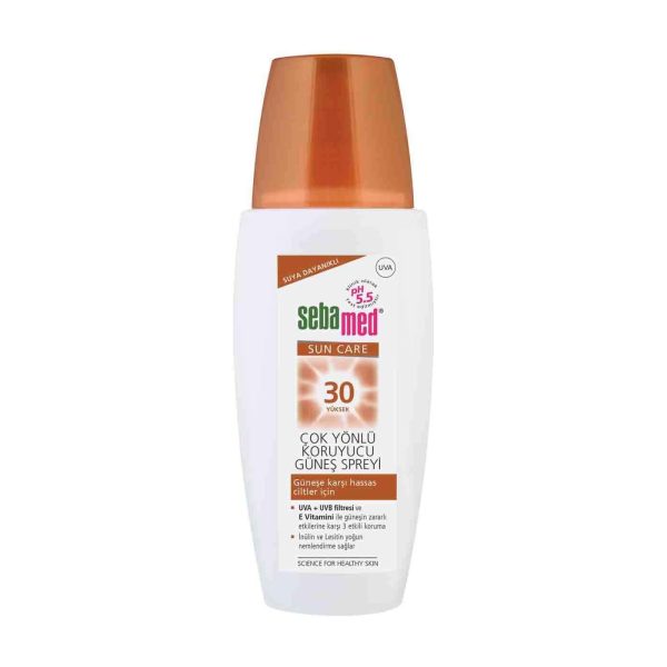 اسپری ضد آفتاب بدن سبامد SPF 30