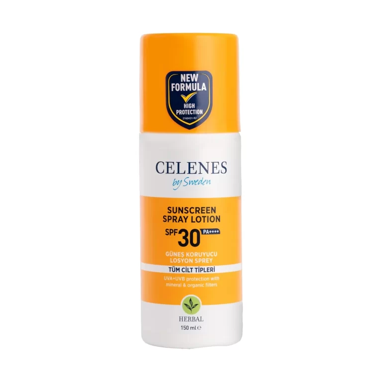 اسپری لوسیون ضد آفتاب گیاهی سلنس spf 30