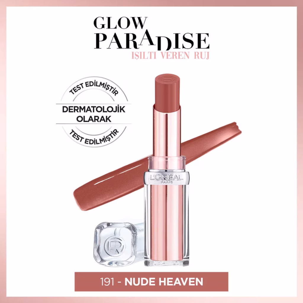 رژ لب لورال مدل Glow Paradise 191