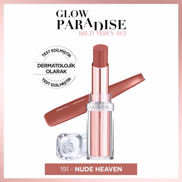 رژ لب لورال مدل Glow Paradise 191