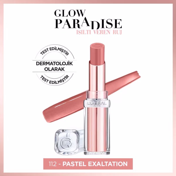 رژ لب لورال مدل Glow Paradise 112